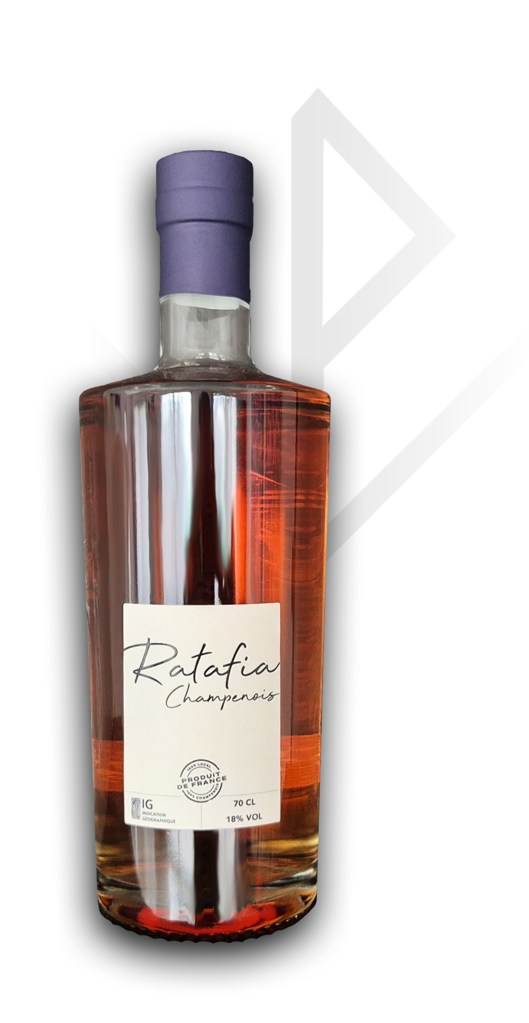 RATAFIA DE CHAMPAGNE -  Liquor derived from the aromatisation of wine-origin alcohol with AOP Champagne grape must 